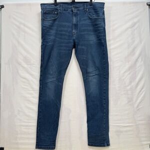 Levis 512 Slim Taper Jeans Mens Dark Indigo Blue Stretch Denim